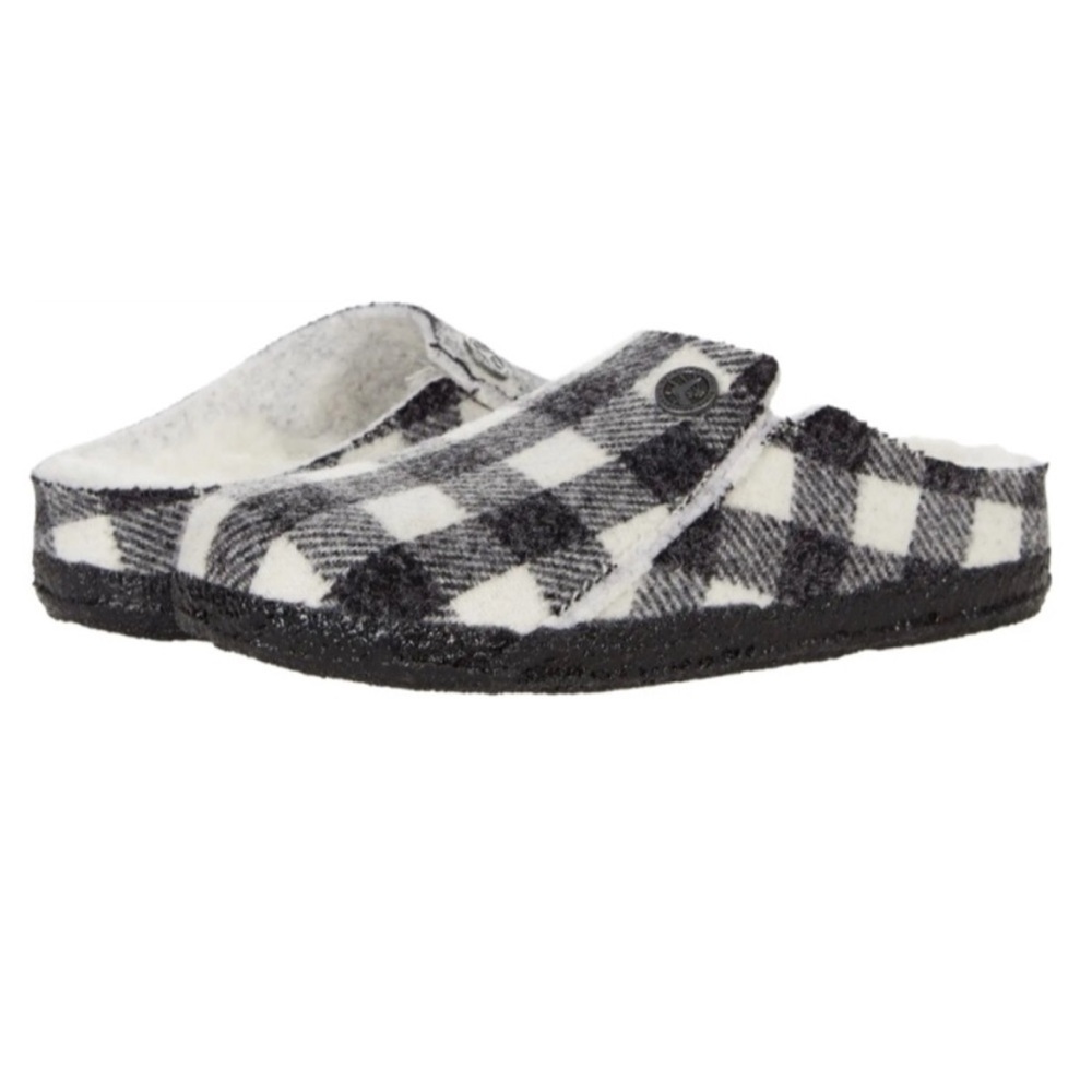 Birkenstock Zermatt Shearling Plaid 
New Without Box